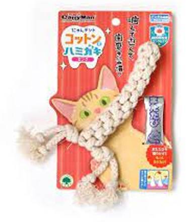 にゃんデントコットンでハミガ 　