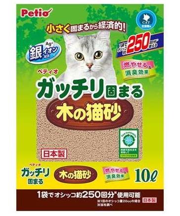 ガッチリ固まる木の猫砂 １０Ｌ