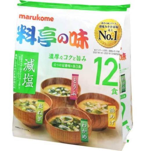 お徳用料亭の味みそ汁減塩 １２食