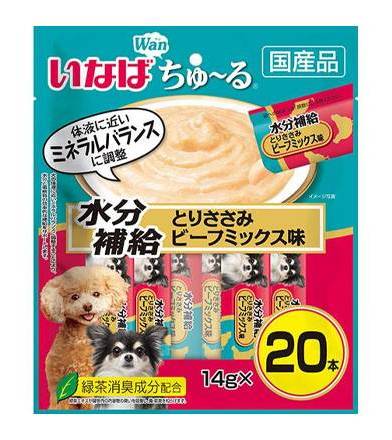 ちゅーる水分補給とりささみ ビーフ　２０本