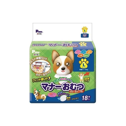マナーおむつ Ｌ１８枚