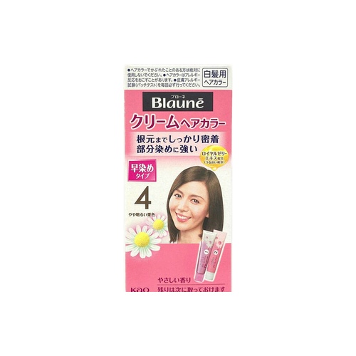 ブローネ早染めクリーム　４番 やや明るい栗色