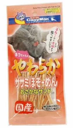 やわらかササミほそーめん お魚サンド３０ｇ