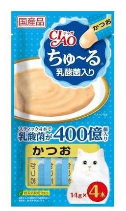 チャオちゅーる乳酸菌入り かつお　４本