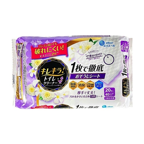 キレキラトイレシート替　２Ｐ フローラル