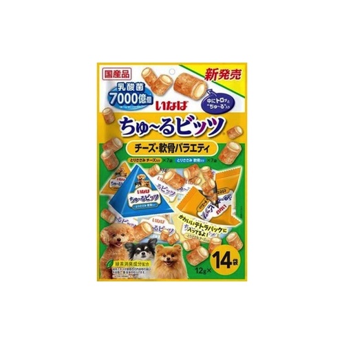 ちゅーるビッツ乳酸菌 チーズ・軟骨１４袋
