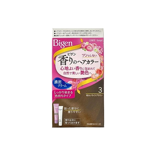 ビゲン香りクリーム３ 明るいライトブラウ
