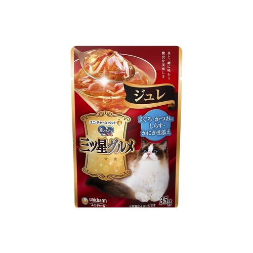 三ツ星パウチジュレ　３５ｇ まぐろかつおしらす