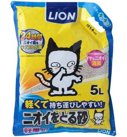 ニオイをとる砂 軽量タイプ５Ｌ