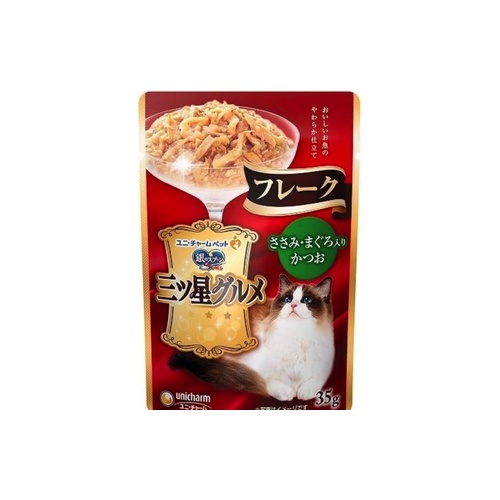 三ツ星パウチフレーク　３５ｇ ささみまぐろかつお
