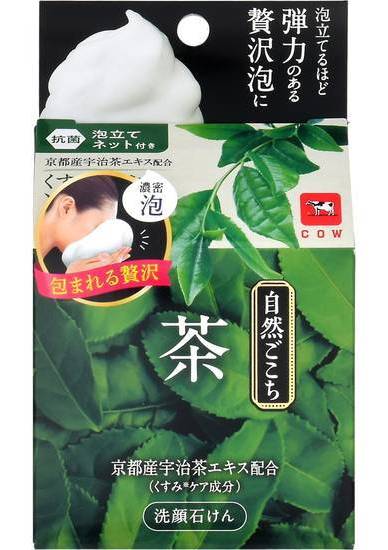 自然ごこち茶洗顔石鹸 ８０ｇ