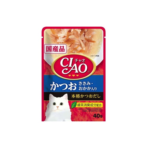 チャオ　カツオササミオカカ ４０ｇ