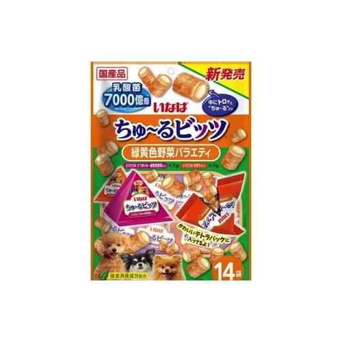 ちゅーるビッツ　乳酸菌 緑黄色野菜１４袋