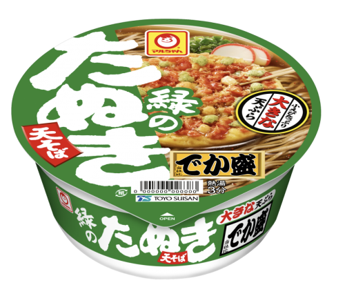 緑のたぬき天そばでか盛西 １４６ｇ