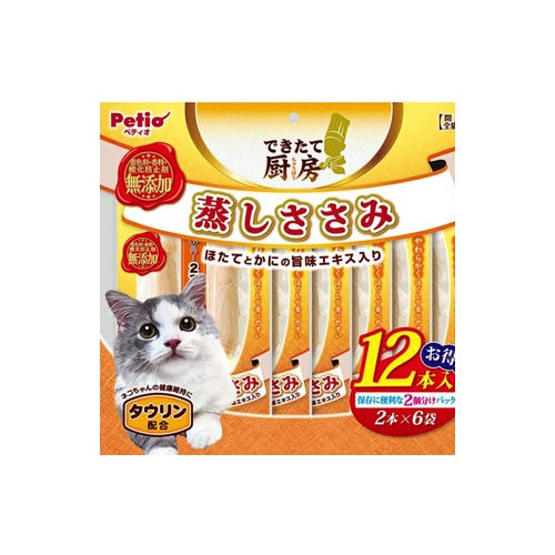 できたて厨房キャット １２本　蒸しささみ