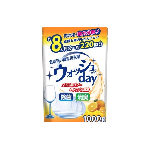 食器洗機専用洗剤ウオッシュ １０００ｇ
