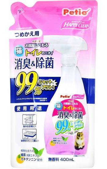 猫オシッコ・ウンチ消臭除菌 ４００ｍｌ　替え