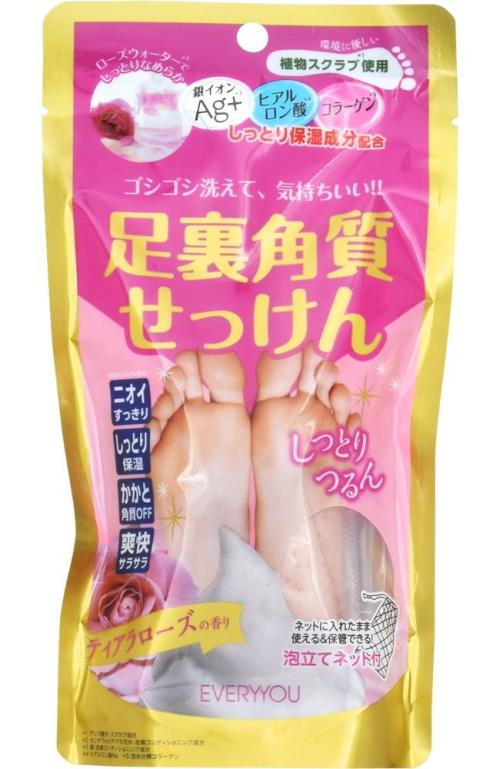 足裏角質石鹸ローズ ８０ｇ