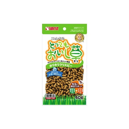 ニャン太のとってもおいし草 ４０ｇカリカリクリ