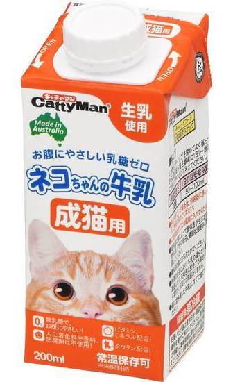 ねこちゃんの牛乳成猫用 ２００ｍｌ