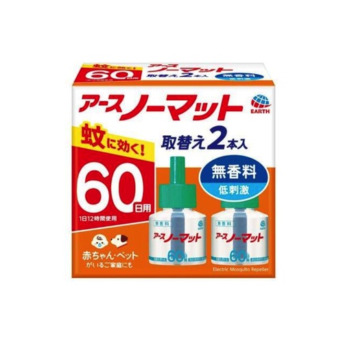 ノ－マット取替ボトル６０日用 無香料２本入り