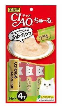 チャオちゅーる　とりささみ チキンスープ　４本