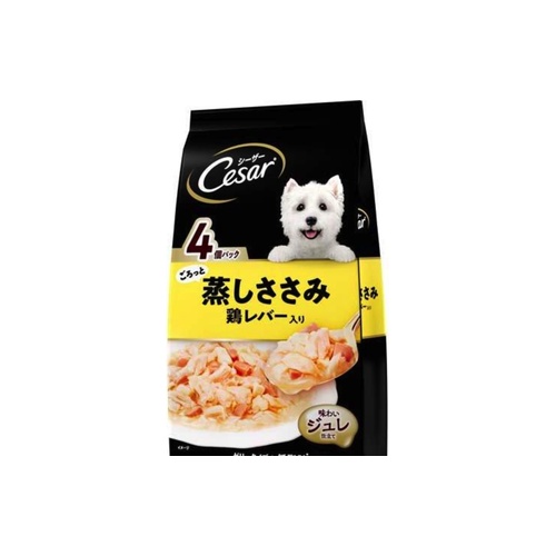 シーザーごろっと蒸し　４Ｐ ささみ鶏レバー入り