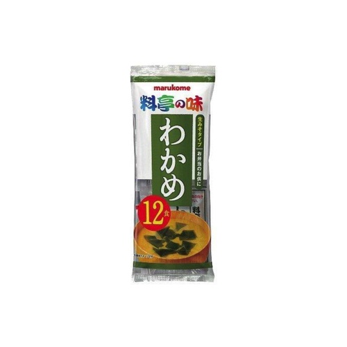 新即席生みそ汁わかめ １２食