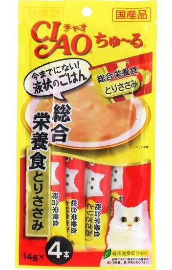 チャオ総合栄養食とりささみ ４本