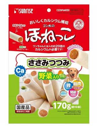 ほねっこ　ささみつつみ １７０ｇ　野菜
