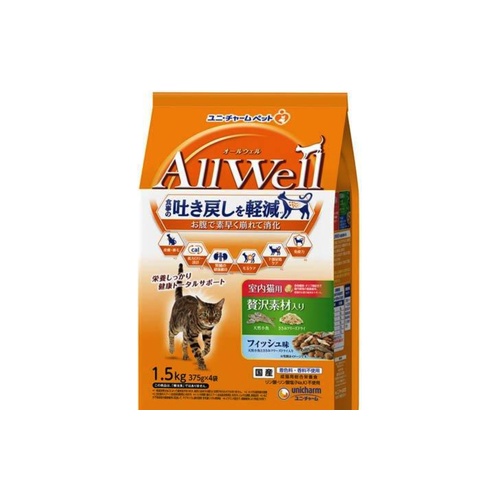 ＡｌｌＷｅｌｌ　室内猫用 フィッシュ１．６Ｋ