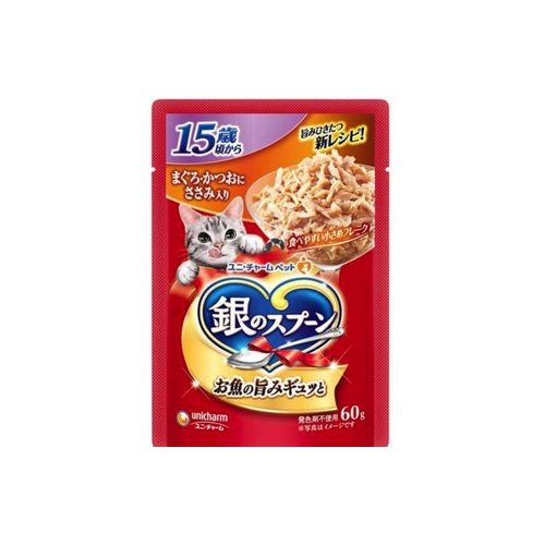 銀のスプーンパウチ　１５歳 かつおささみ６０ｇ