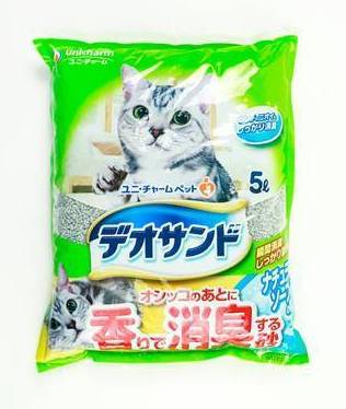 デオサンド香りで消臭する砂 ５Ｌ　ソープ