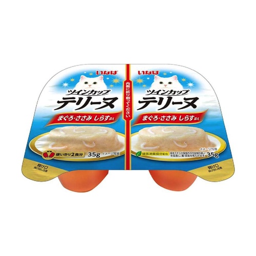 ツインカップ３５ｇ×２Ｐ まぐろささみしらす