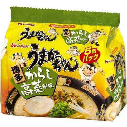 うまかっちゃんからし高菜５Ｐ ４６５ｇ