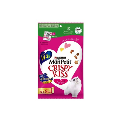 モンプチ　クリスピーキッス シーフード　１４４
