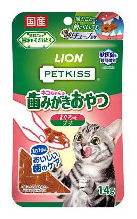 猫ちゃん歯みがきおやつ まぐろ味プチ１４ｇ