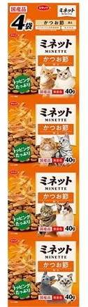 ミネットカツオ節添え ４０ｇＸ４Ｐ