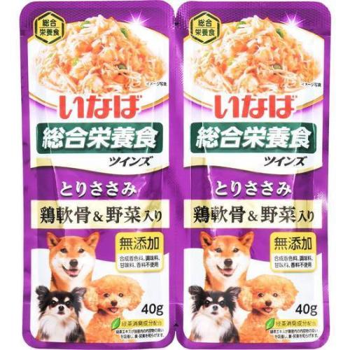 ツインズ　鶏ささみ鶏軟骨野菜 ８０ｇ