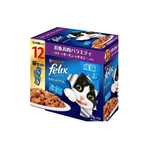 フィリックスＰお魚お肉Ｖ ５０ｇｘ１２Ｐ
