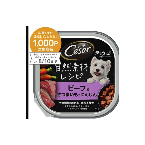 シーザー自然素材　ピーフ にんじん　８５ｇ