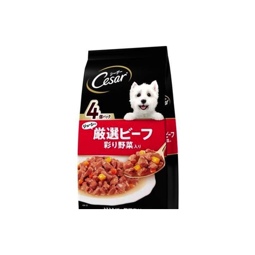 シーザージューシー厳選４Ｐ ビーフ彩り野菜入り