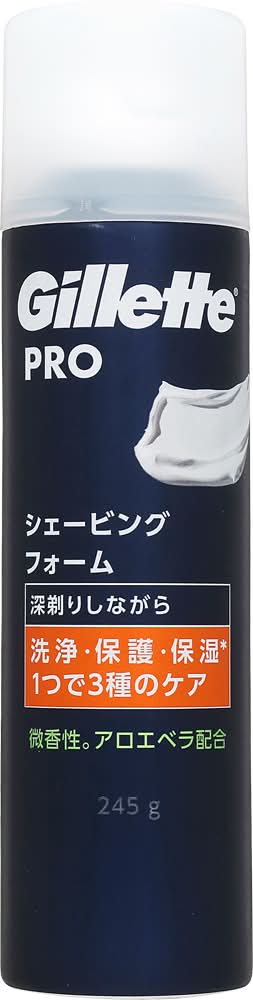 ジレットプロシェービング フォーム２４５ｇ