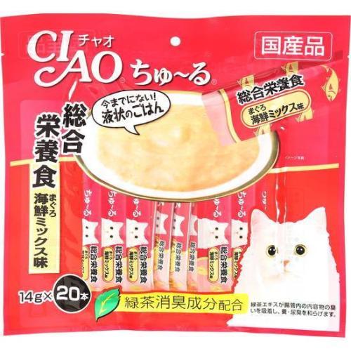 ちゅーる総合栄養食　まぐろ 海鮮ミックス２０本